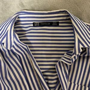 Zara stripped shirt dress